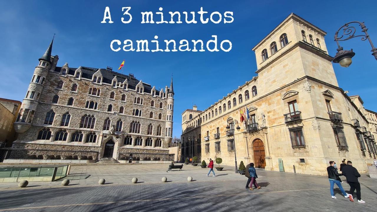 Www Sanmartinplaza Es En El Corazon Del Casco Historico Apartman León Kültér fotó
