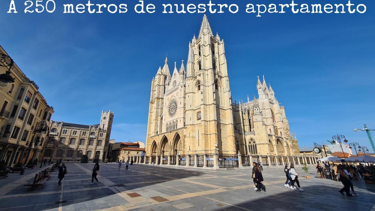 Www Sanmartinplaza Es En El Corazon Del Casco Historico Apartman León Kültér fotó